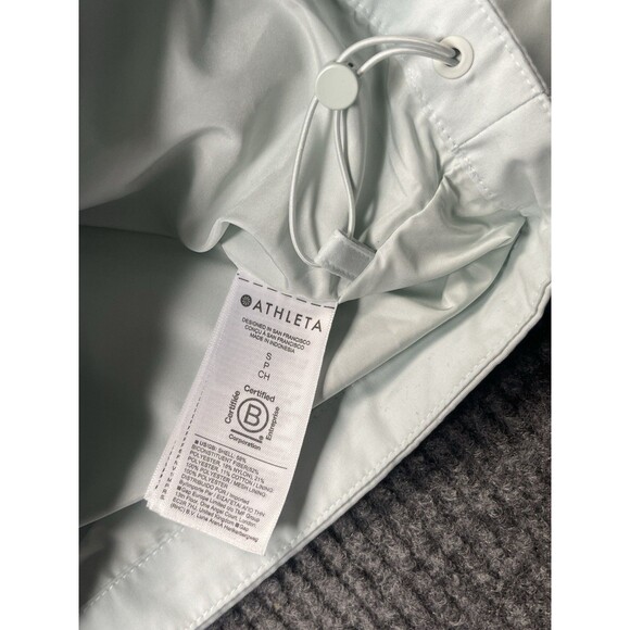 Athleta Everywhere Jacket Women's Size Small Full Zip Hooded Glacier Blue NEW - Picture 3 of 8